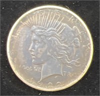 (Q) 1922 U.S. Peace Silver Dollar