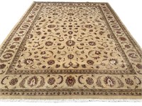 Huge hand  knotted room size rug