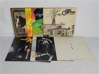 9 Rock Lp's - Clapton, Doors, Elton John