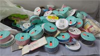 Estate Large Lot of Ribbon and Embroidery items