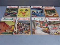 Vintage Collectible Sunset Magazines