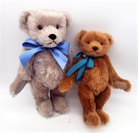Vintage Artisan Bev Wright Mohair Teddy Bears (2)