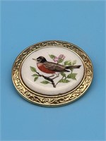 Avon Brooch / Pendent " The Robin "