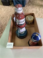 Assorted Lighthouse Candle Holders