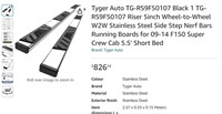 B5758  Tyger Auto TG-RS9F50107 Stainless Steel Sid