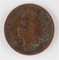 1909 US INDIAN HEAD ONE CENT COIN