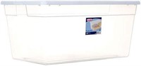 Sterilite (1) 90 Qt Storage Box  Clear