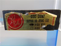 Red Ralf Side Dump Hopper or Stone Car 4318 Wood