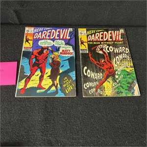 Daredevil 55 & 57 Marvel 1st Series