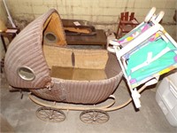 modern and vintage baby strollers