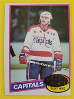 Mike Gartner 1980-81 Topps Rookie Card Unscratched