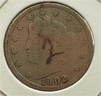 1902 Liberty Head V nickel