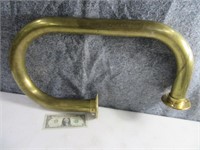 Unique Vintage Brass Bar End Rail Hand Rail NEAT