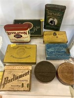 Vintage Tobacco Tins and Boxes