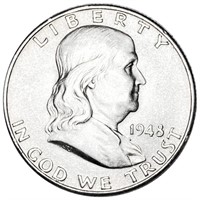 1948-D Franklin Half Dollar UNCIRCULATED