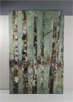 Multicolored Woodland Abstract Canvas