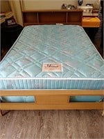 Complete double size mattress and headboard