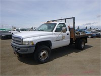 1996 Dodge Ram 3500 Flatbed Truck