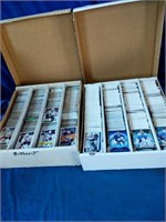 Boxes of hockey cards. Parkhurst and upper deck