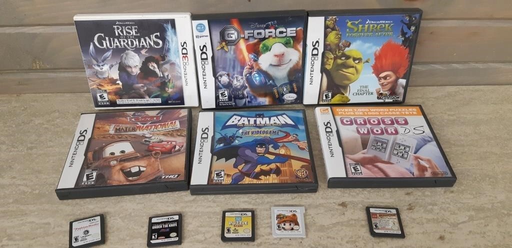 Lot of  Lot of  11 Nintendo DS Games, some with