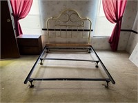 Brass Full size headboard queen frame