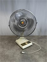 Super oscillating desk fan