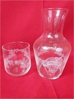 Avon President's Club Decanter and Glass