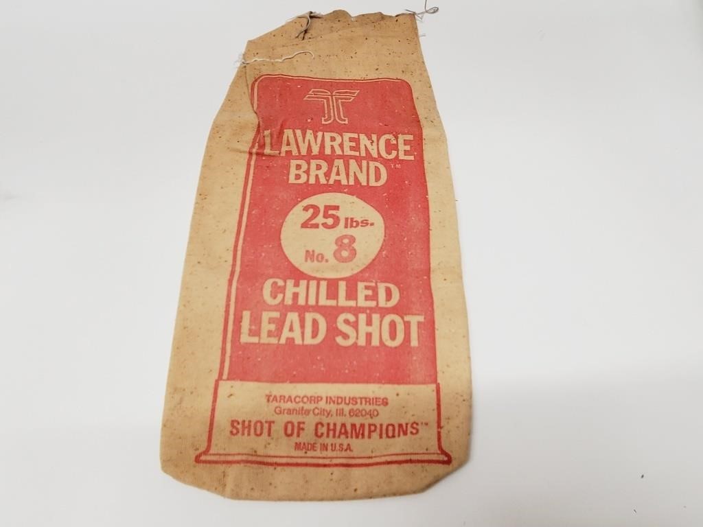 Lawrence Lead Shot Cotton Bag Empty