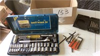 Socket wrench set, drill-bits, Allen wrenches