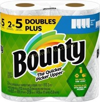 Bounty Paper Towels  2 Rolls  113 Sheets
