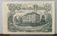 1920 German bank note