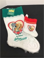 Lady and the Tramp Christmas Stockings