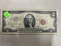 1963 $2 RED SEAL CURRENCY NOTE