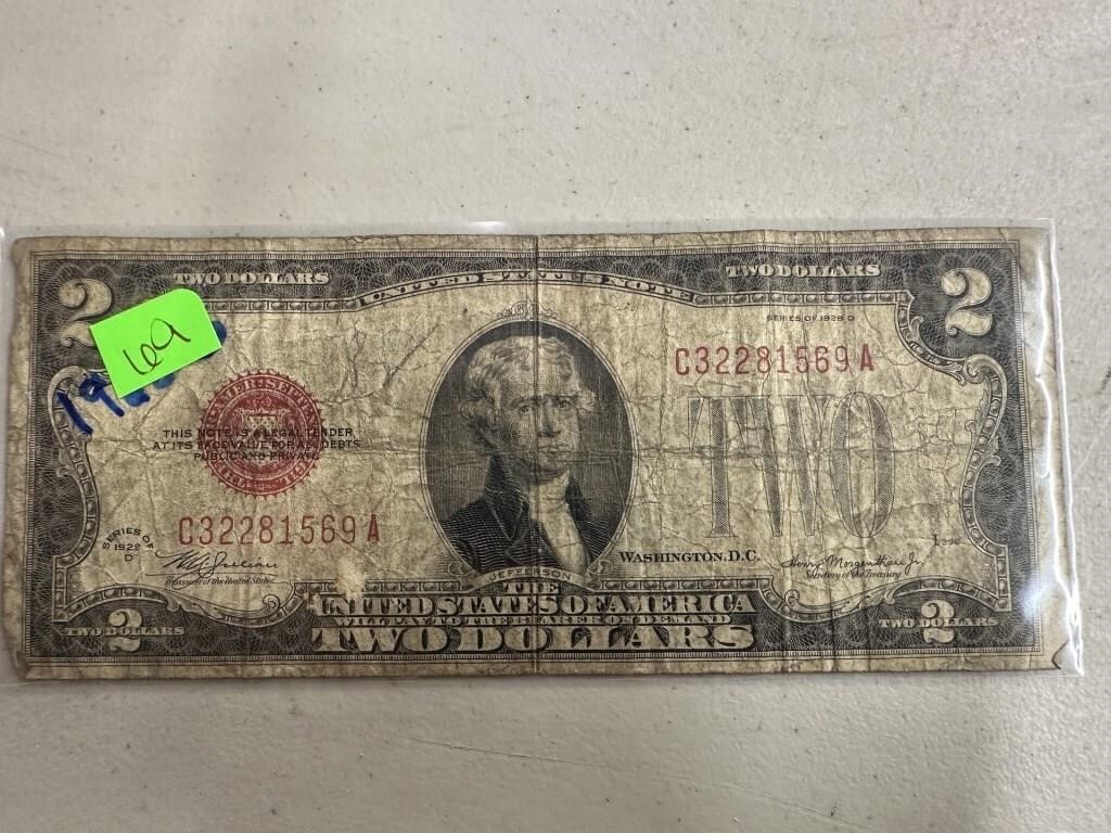 1928-D $2 RED SEAL NOTE