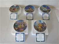 (5) Lion King Series Collector Plates