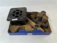Wooden Barrel Bungs and Sterno Cook Stove