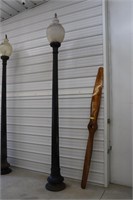 Rare 12' Cast Iron Street Light