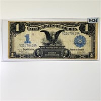 1899 Blue Seal $1 Silver Certificate LIGHT CIRC