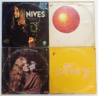 Vintage Vinyl Record Albums Folk Rock