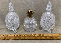 Glass Decorative Pineapples