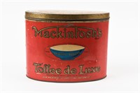 MACKINTOSH'S TOFFEE DE LUXE 5 LBS. EMBOSSED TIN