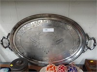 Silverplate Presentation Platter