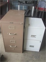 Two Metal File Cabinets