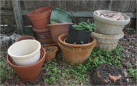 Empty pots