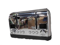 (U) Toaster 4 Slice, Bagel Stainless Toaster with