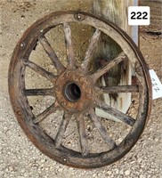 Antique 26" Wood Spoke Wheel
