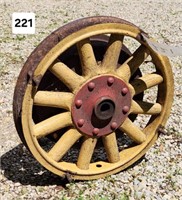 Antique 18" Wood Spoke Wheel