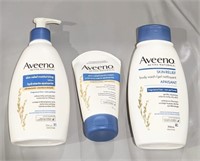 Lot of 3 Aveeno Products