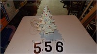 13" Ceramic Christmas Tree Musical