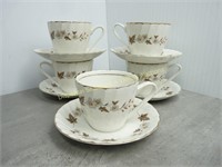 Staffordshire H. Aynsley & Co. Teacup & Saucers